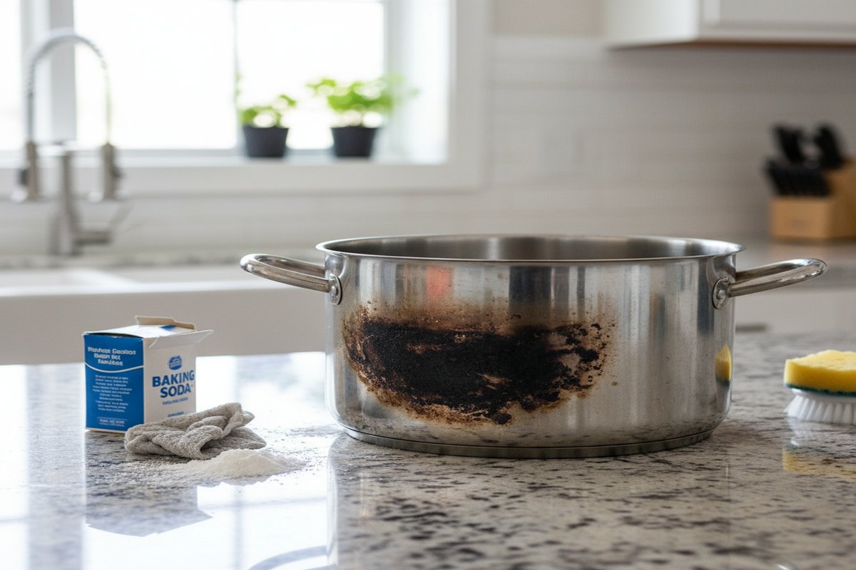 냄비 탄 자국 제거 베이킹소다