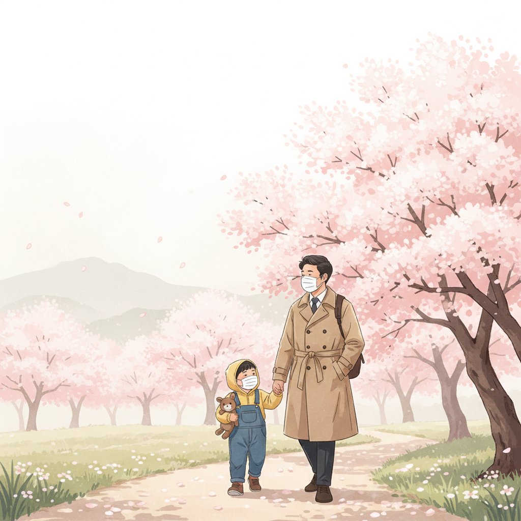 KF94 마스크 봄철 미세먼지 외출