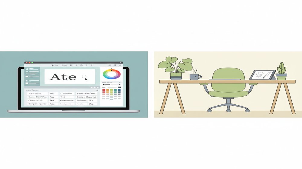 캔바 핵심 기능 편집 화면