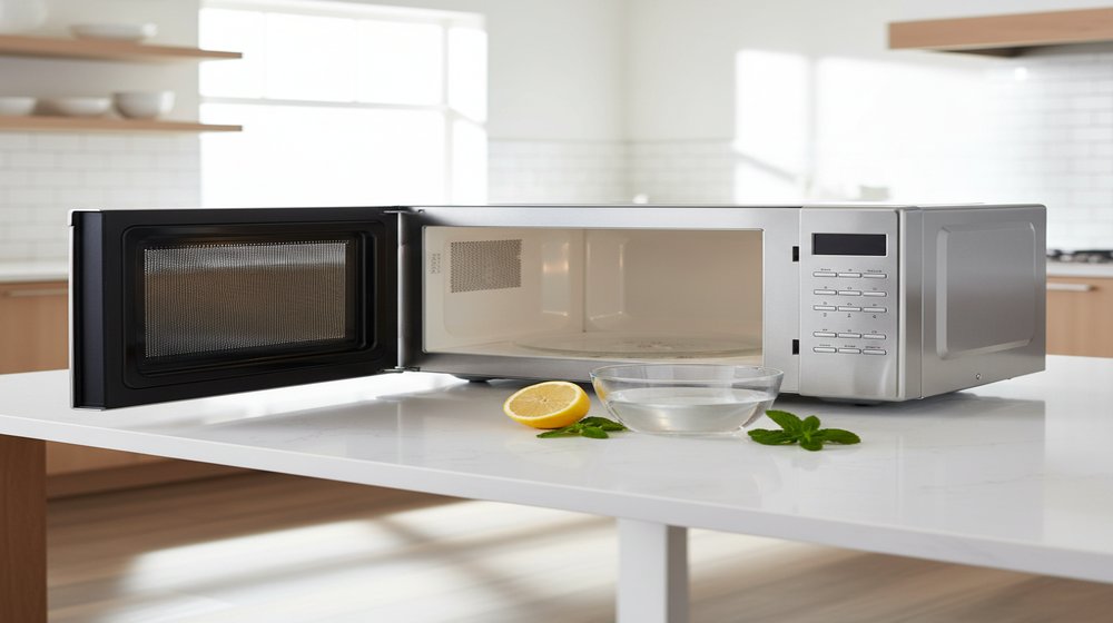 전자레인지 청소 방법 레몬 식초